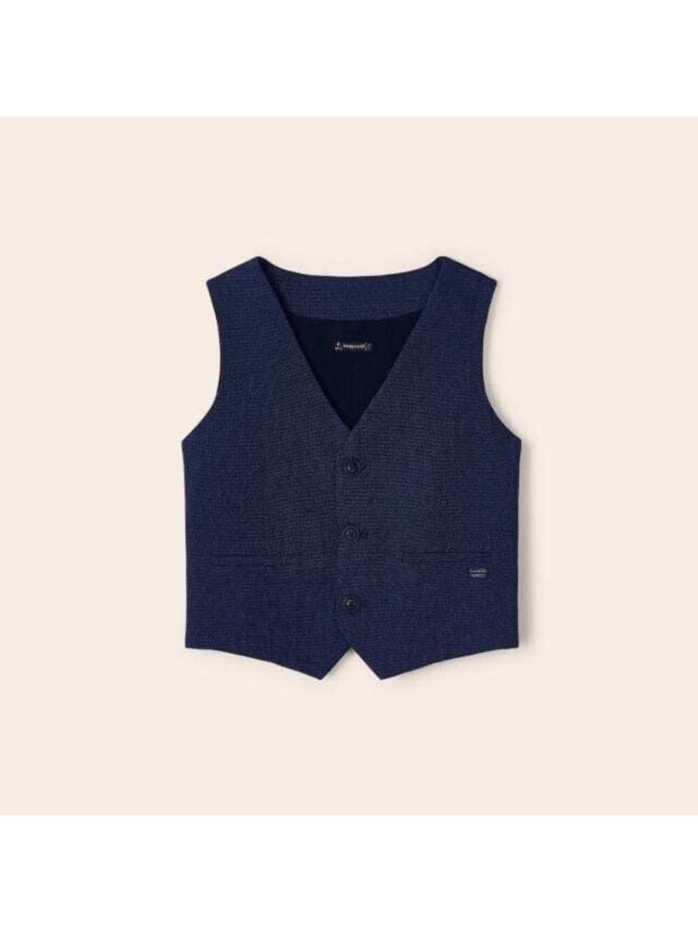 Size 2 Toddler Mayoral Navy Textured Knit Vest for Kids